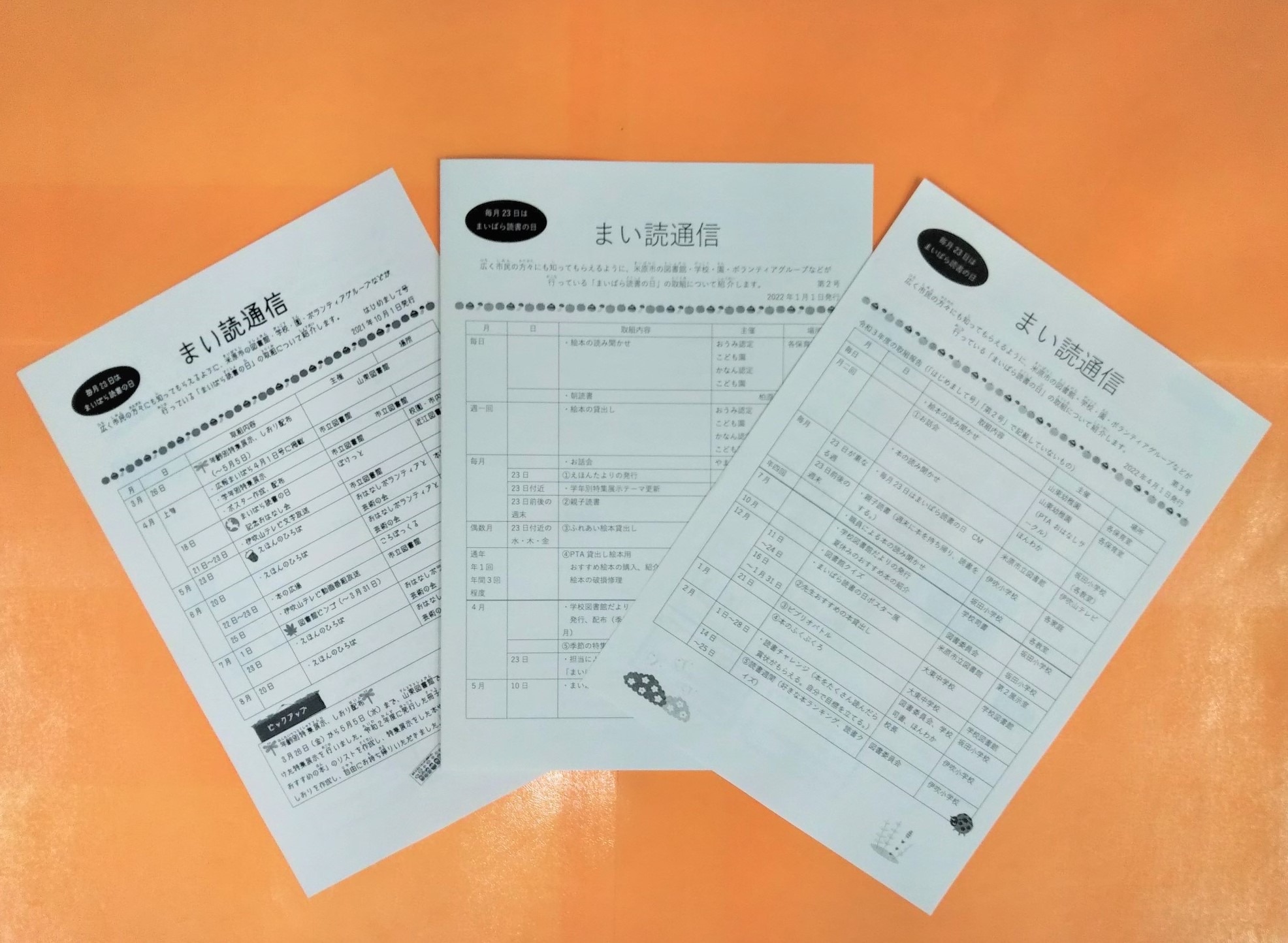 過去のまい読通信
